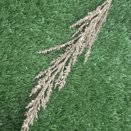 Gold glittered wheat stem